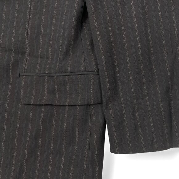 Hugo Boss Gable Vegas Virgin Wool Brown Blazer Sport Coat Jacket Men's 42R - Picture 3 of 11